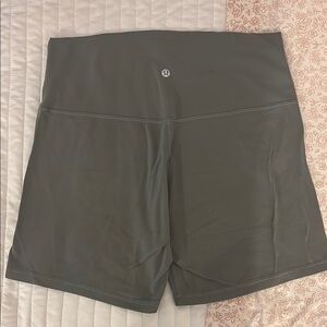 lululemon athletica Women's Green Biker Shorts